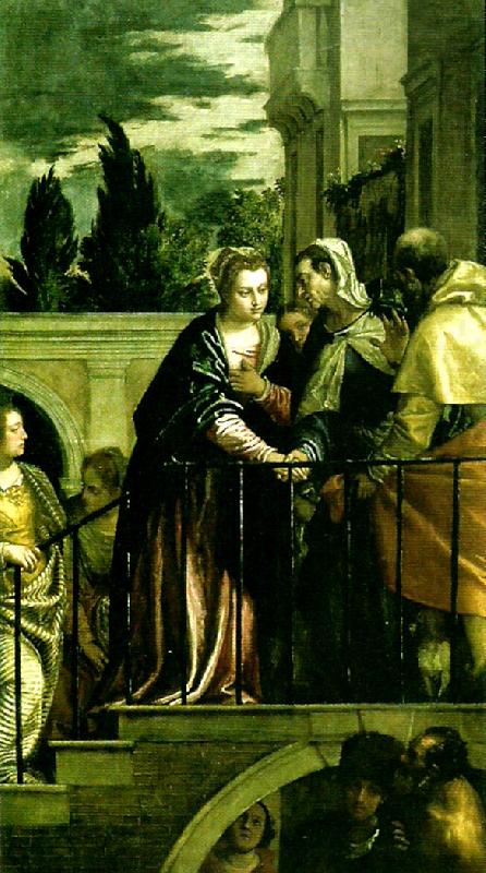 the visitation, Paolo  Veronese